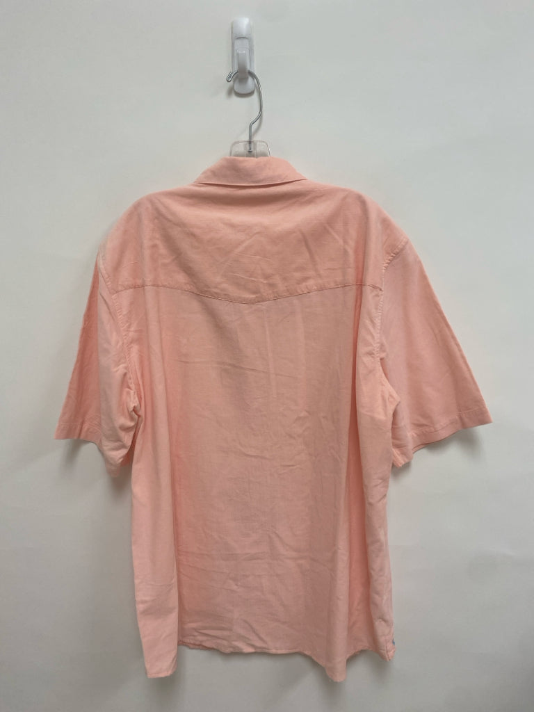 NWT Size XL Pale Pink Button Up Velour Men&