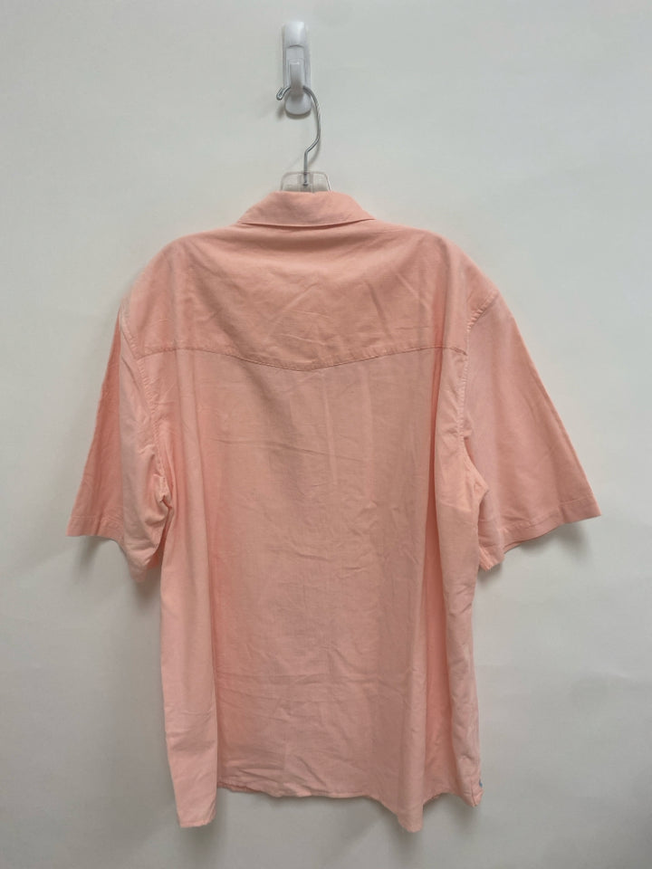 NWT Size XL Pale Pink Button Up Velour Men&