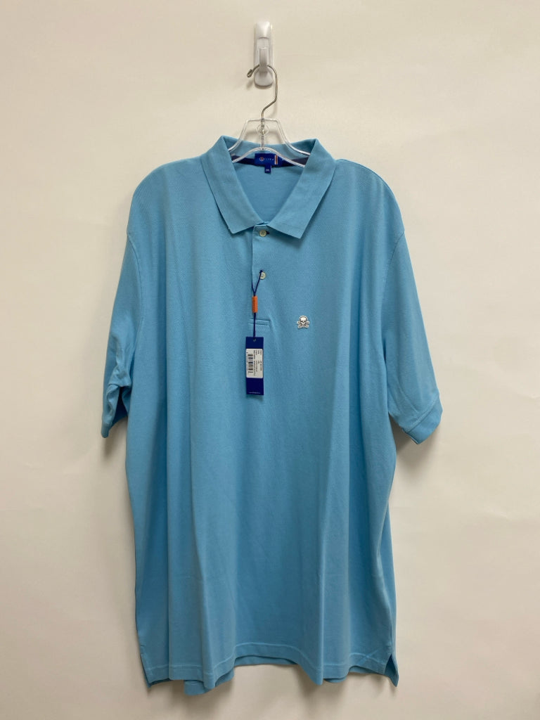 NWT STITCH Size 2X Light Blue Polo Men&