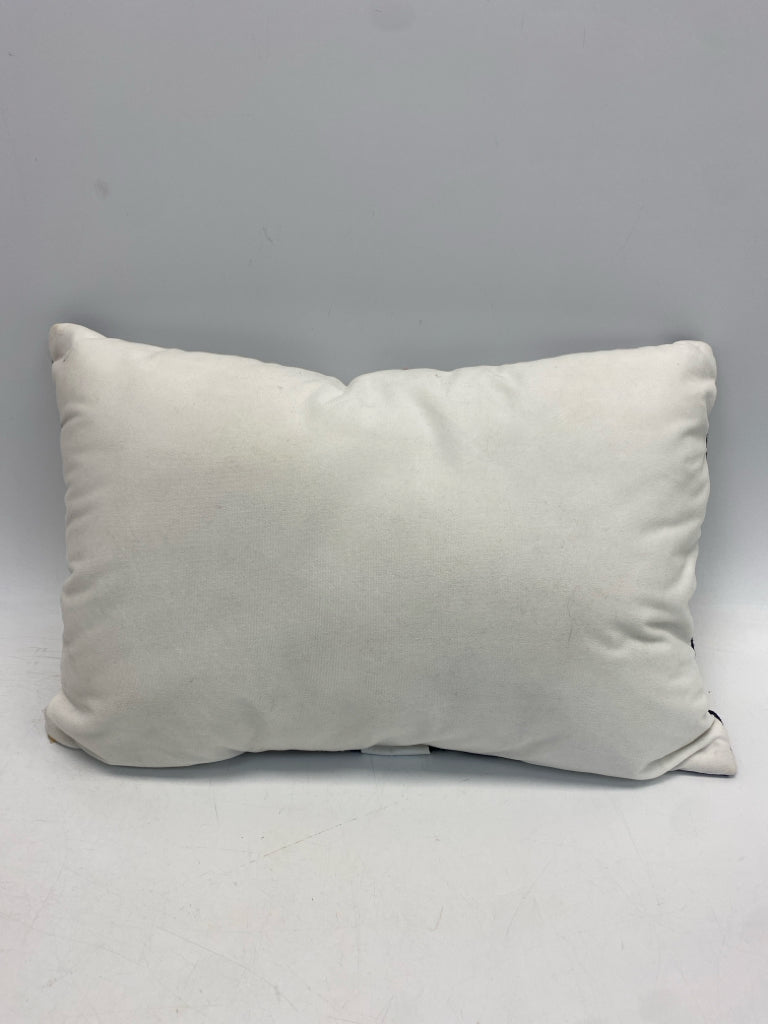Cream Red/Yellow Truck Pillow