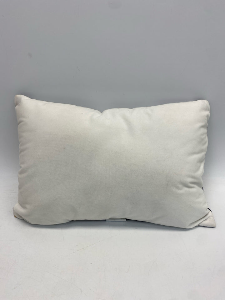 Cream Red/Yellow Truck Pillow