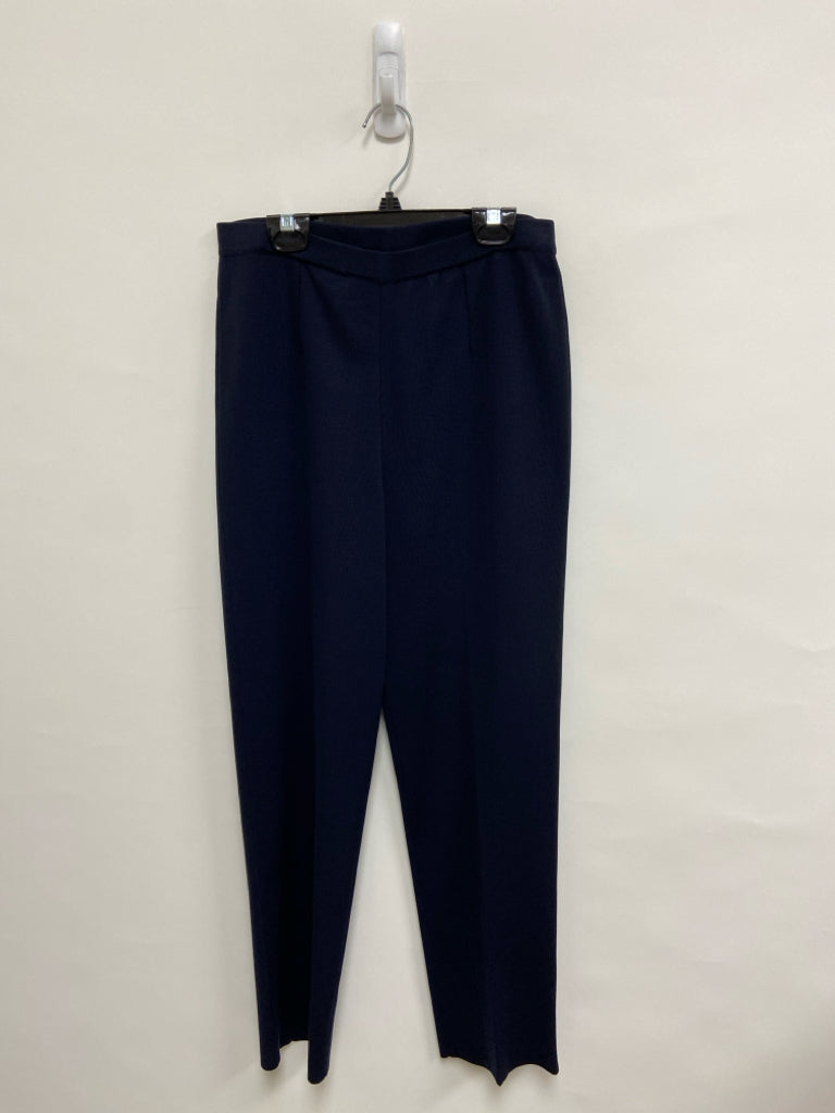 Ming Wang Size SP Navy Pull-on Petite Pants