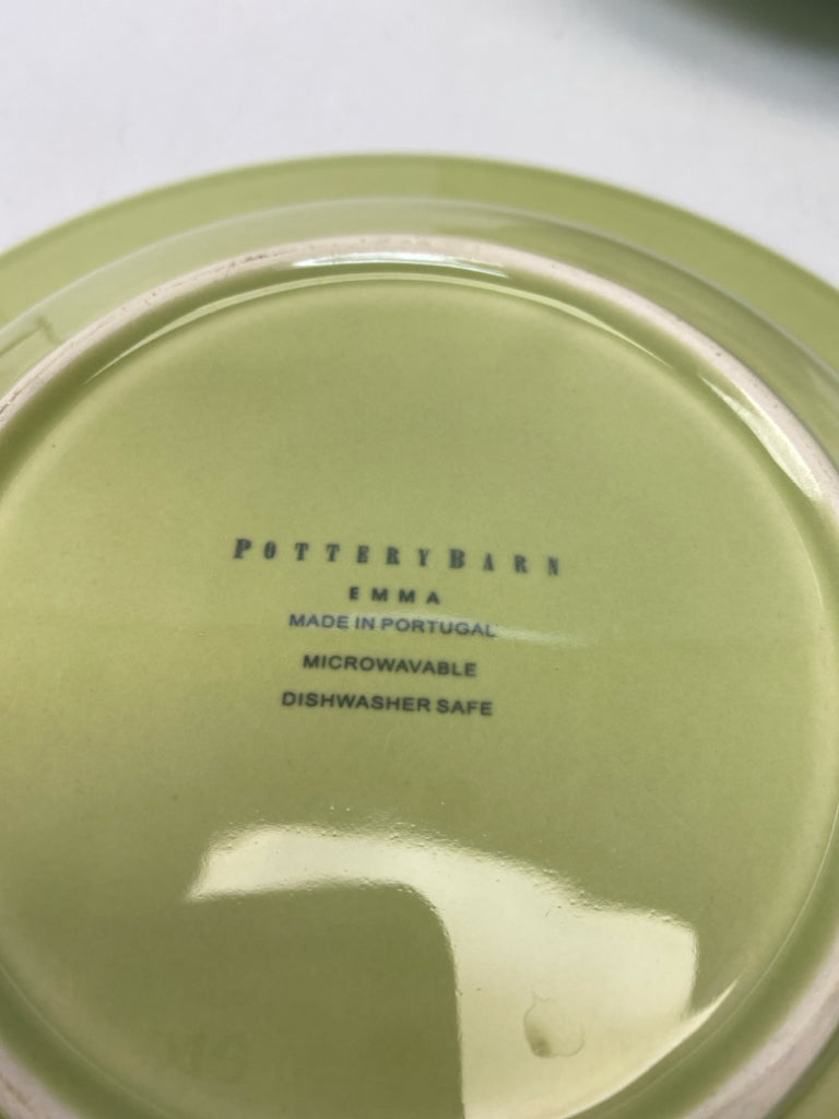 Pottery Barn Green Ceramic Bowl(s)