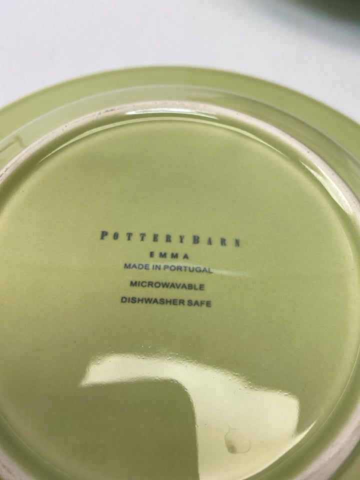 Pottery Barn Green Ceramic Bowl(s)
