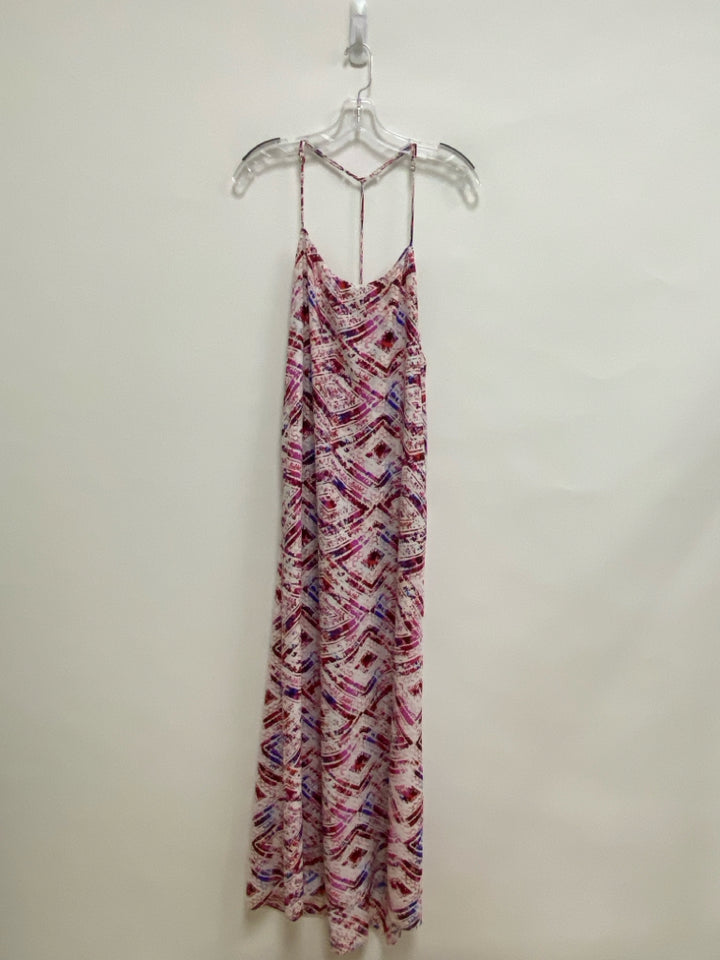 show me your MUMU Size M White/Pink Blue/Red Diamond Print Ladies Dress