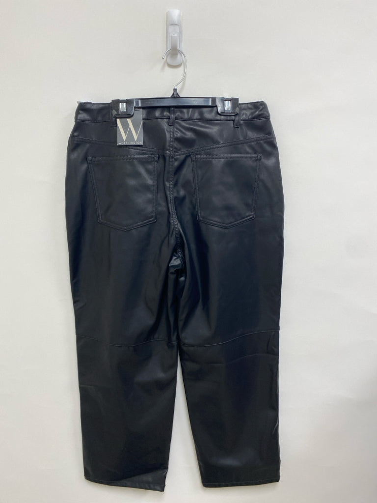 NWT Worthington Size 8P Black Petite Pants