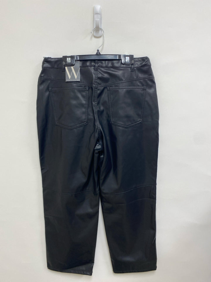 NWT Worthington Size 8P Black Petite Pants