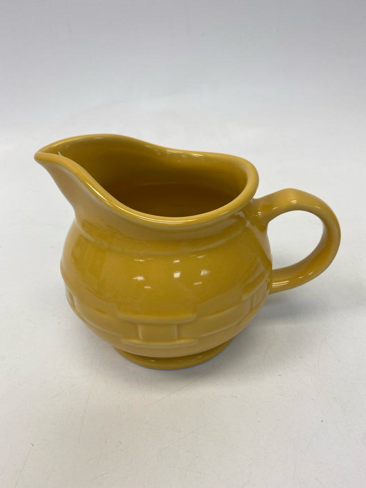 Longaberger Marigold Pottery Pitcher