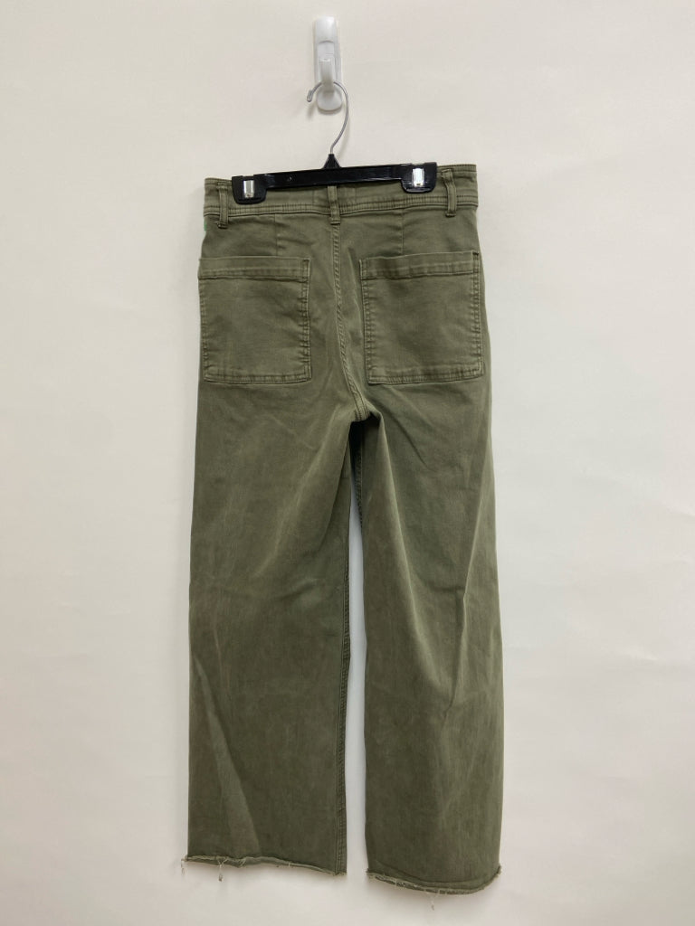 OAT Size 2 Sage Wide Leg Ladies Pants