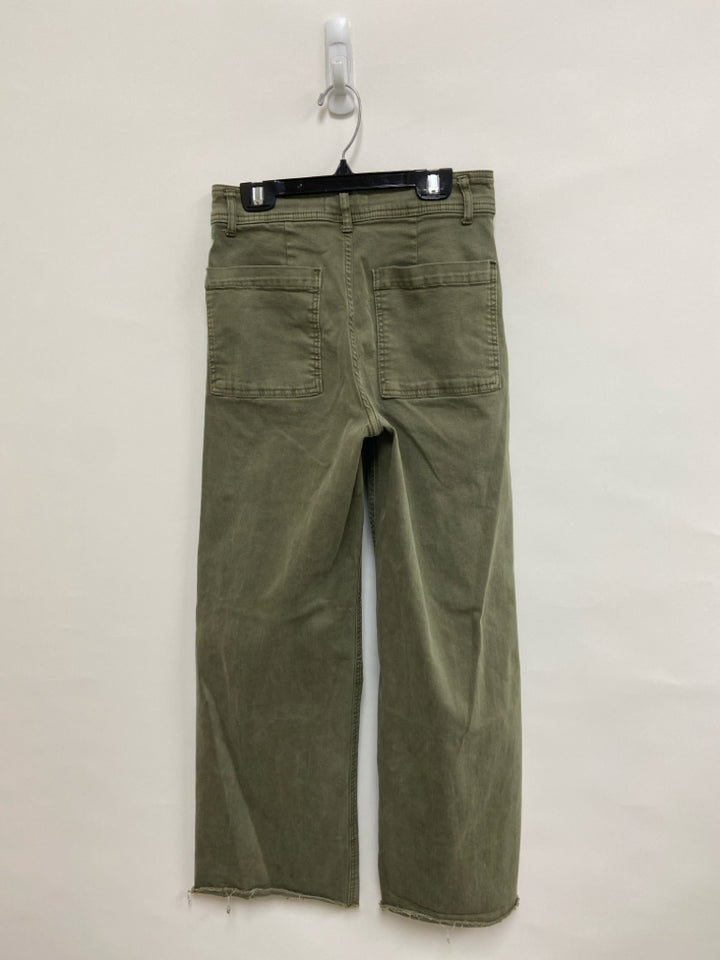 OAT Size 2 Sage Wide Leg Ladies Pants