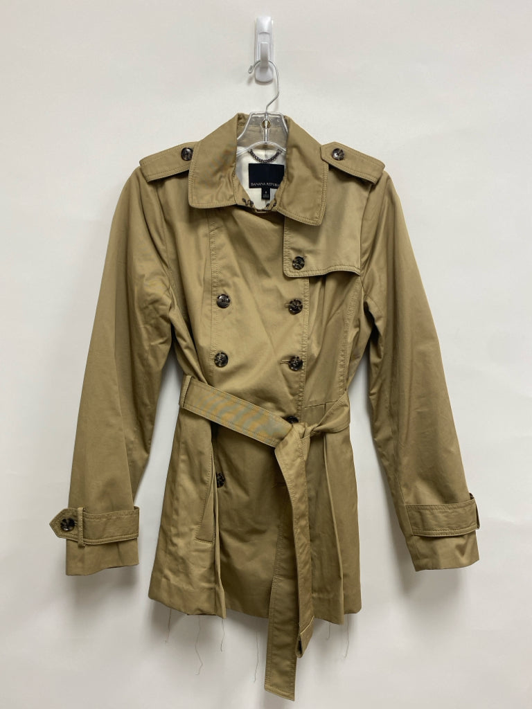 Banana Republic Size 8 Dark Khaki Double-Breasted Ladies Jacket
