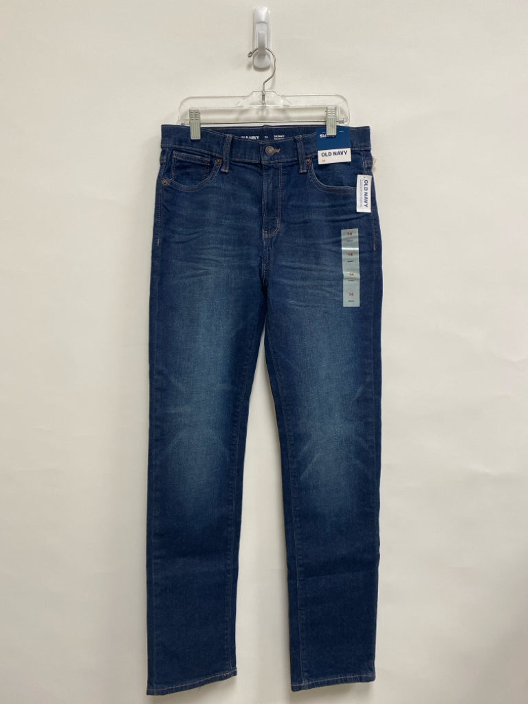 NWT Old Navy SIZE 14 Dark Denim Boy&