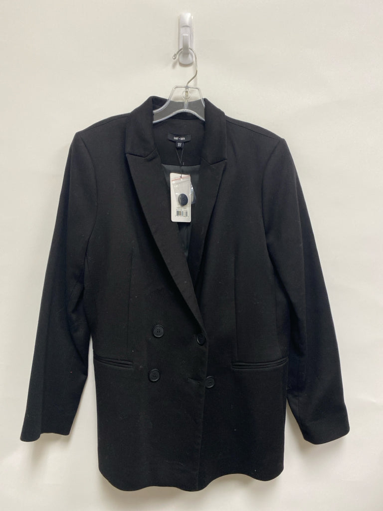 NWT SAINT + SOFIA Size 12 Black Double-Breasted Ladies Jacket