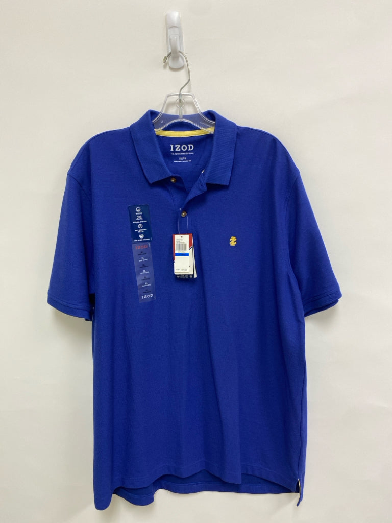 NWT Izod Size XL Blue Polo Men&