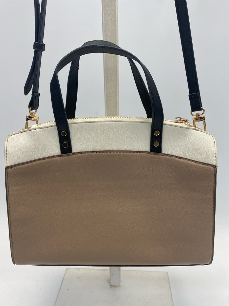 Anne Klein Tan Black/Cream Handbag