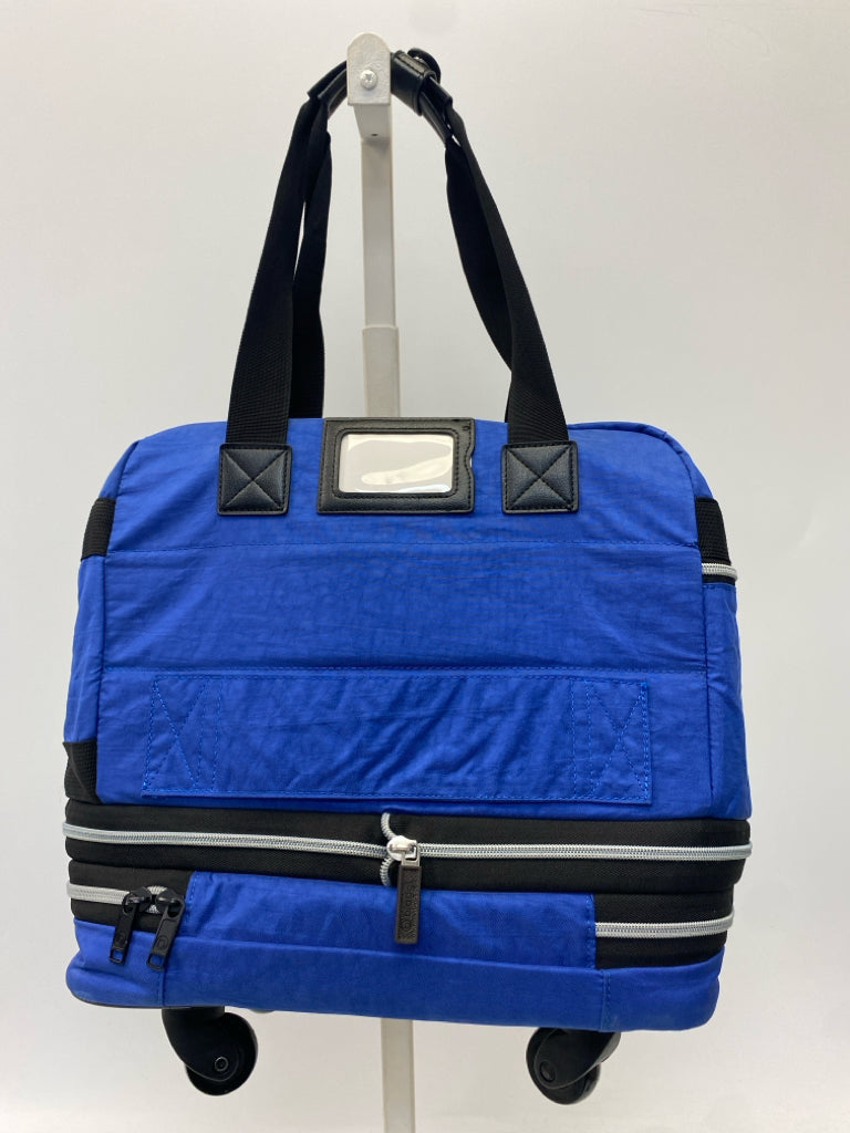 Royal Blue Black Trimmed Duffle Bag