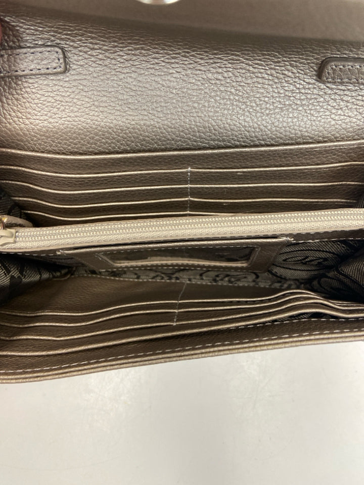 Brighton Bronze Silver Butterfly(s) Crossbody