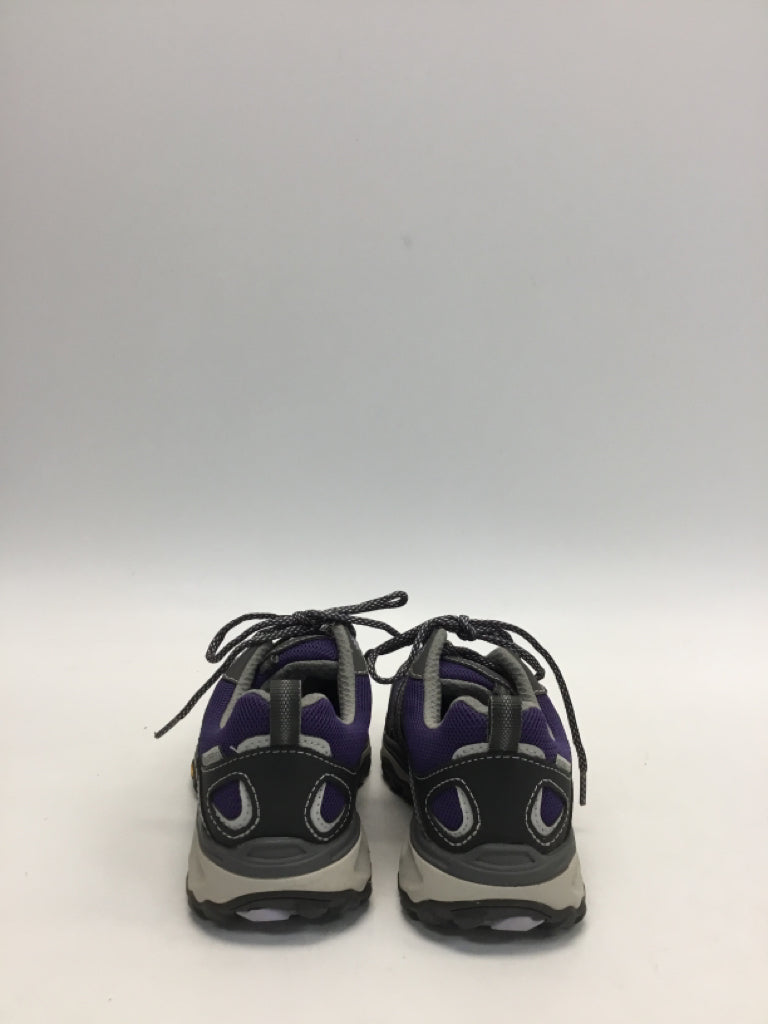 Eddie Bauer US Shoe Size 7.5 Purple Gray Lace-up Sneakers