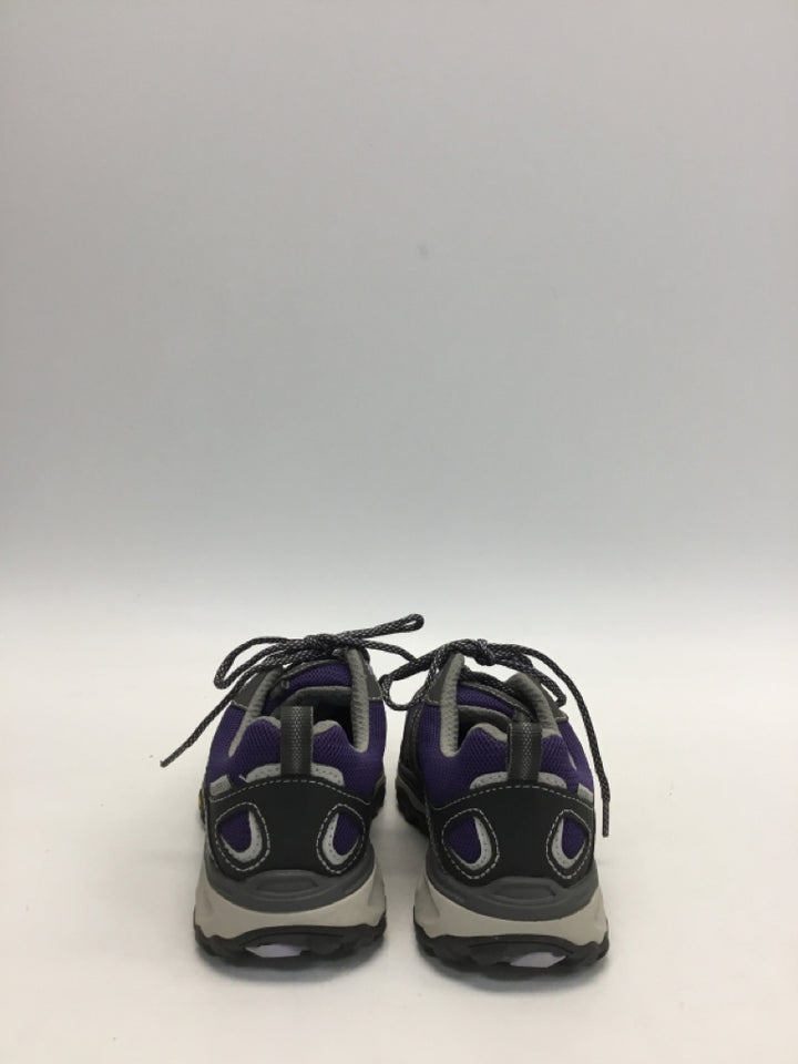 Eddie Bauer US Shoe Size 7.5 Purple Gray Lace-up Sneakers