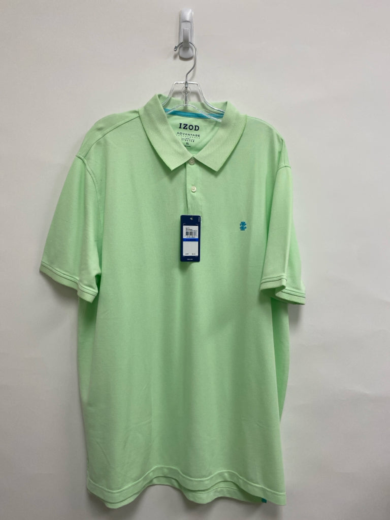 NWT Izod Size XL Mint Green Polo Men&