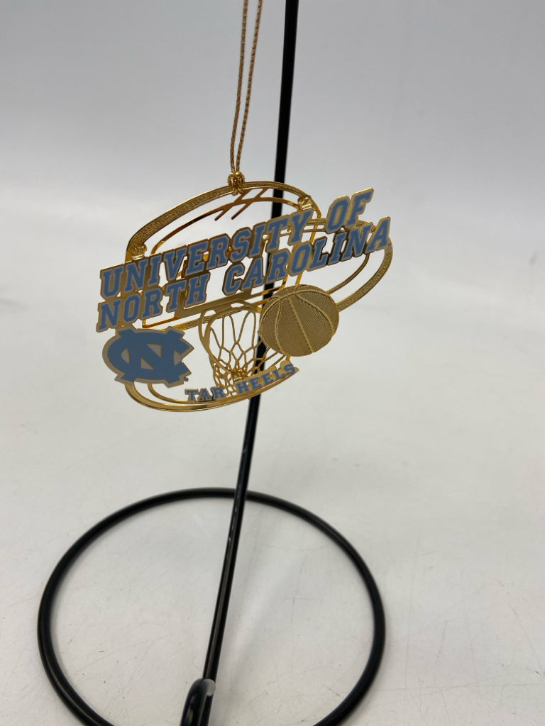 Gold Blue UNC Ornaments