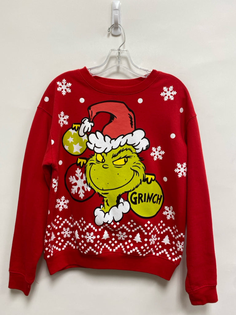 Dr. Seuss Size M Red White/Green Ladies Sweatshirt