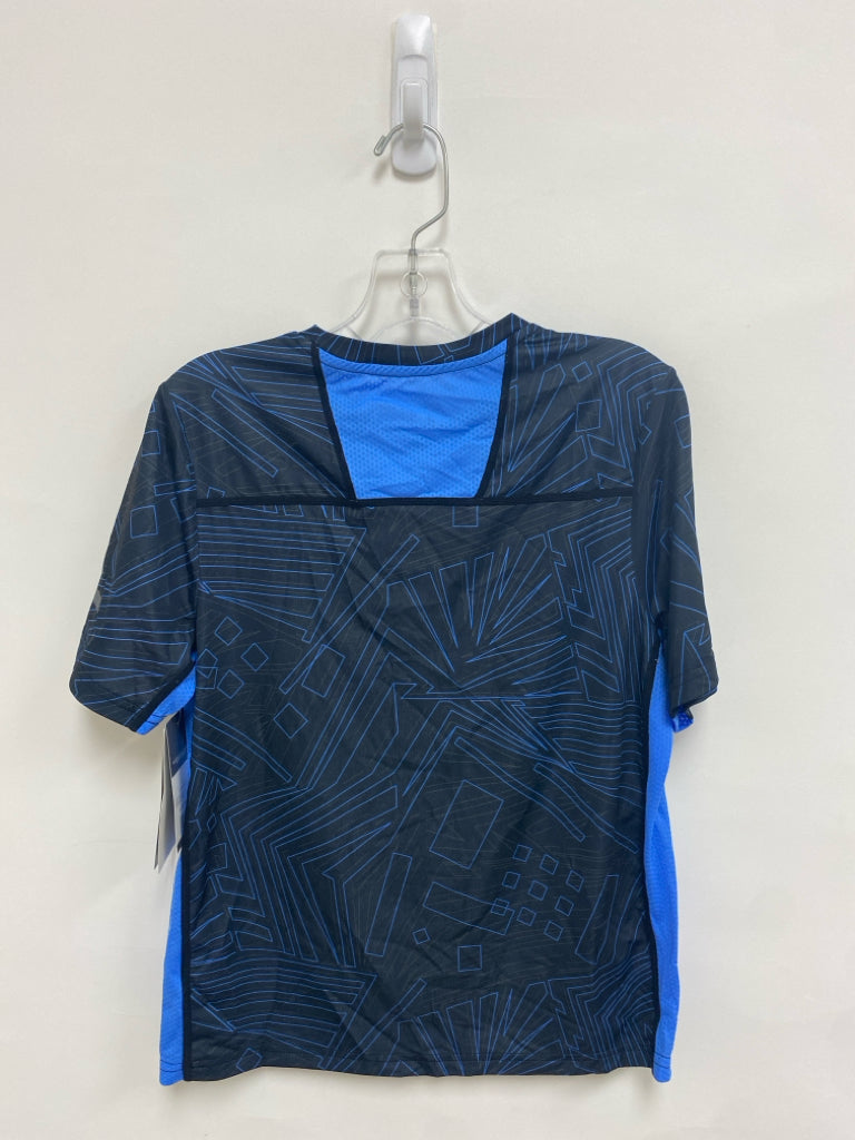 NWT RUSSELL SIZE 10/12 Black Blue Geometric Boy&