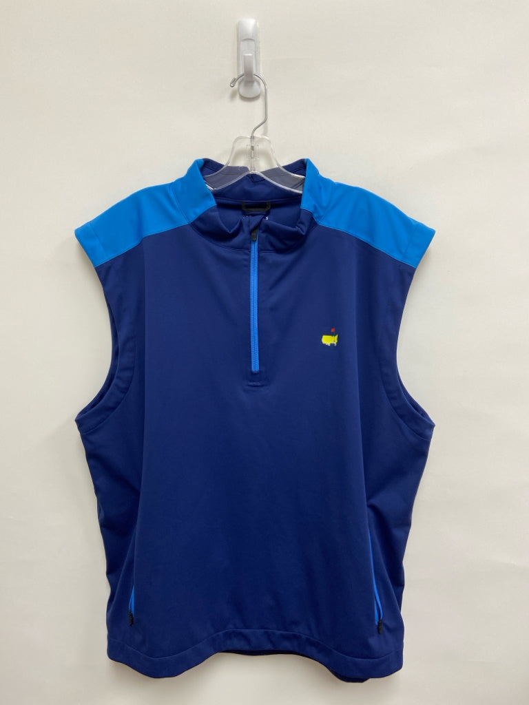 Masters Collection Size XL Blue Navy Zip Down Men&