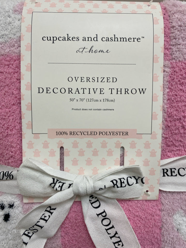 NWT Cupcakes/Cashmere 50X70 Ghost Throw Viral Tiktok