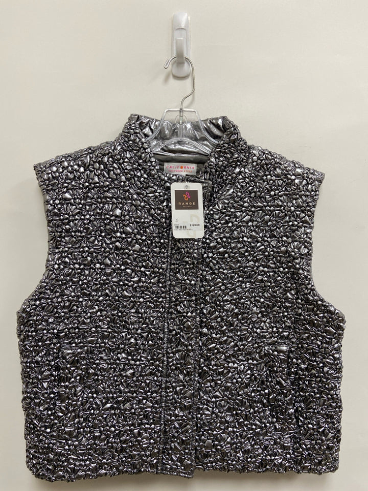 NWT Size L Silver Texture Ladies Vest