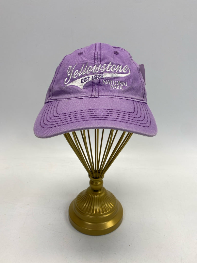NWT Purple White Words Misc. Hat