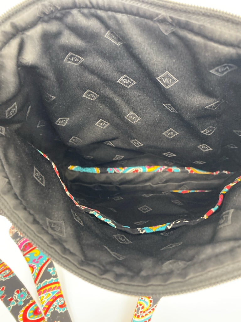 Vera Bradley Black Multi-Color Crossbody