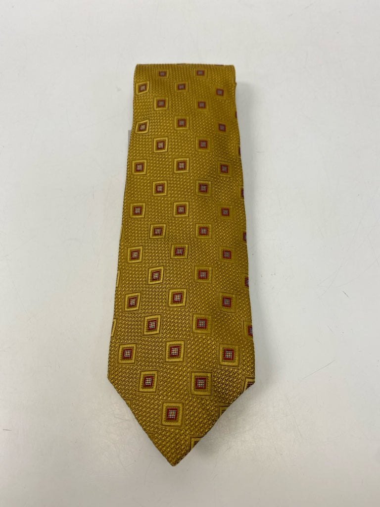 Robert Talbott Gold Red Squares Men&