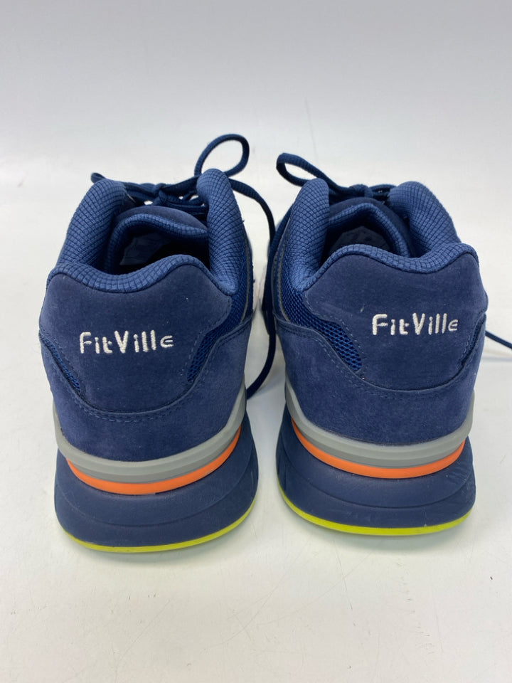 Size 11 Blue Lace-Up Men&