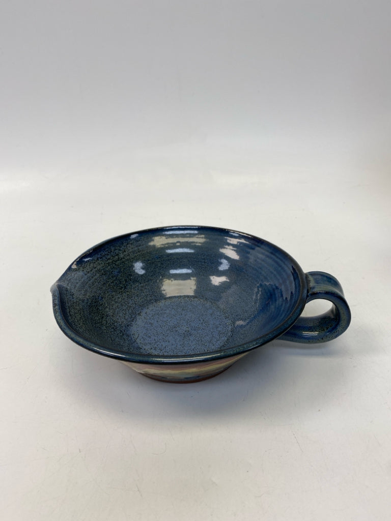 Blue Multi Color Splashes Pottery