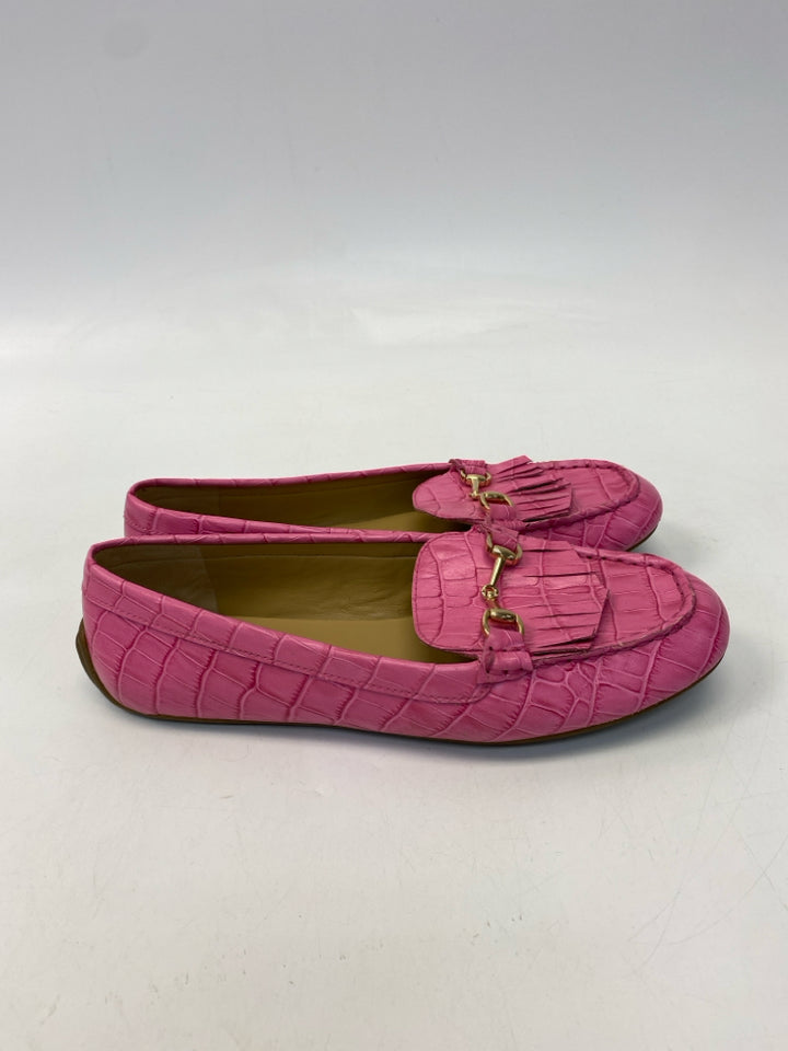 Talbots  Size 7.5 Pink Embossed Flats