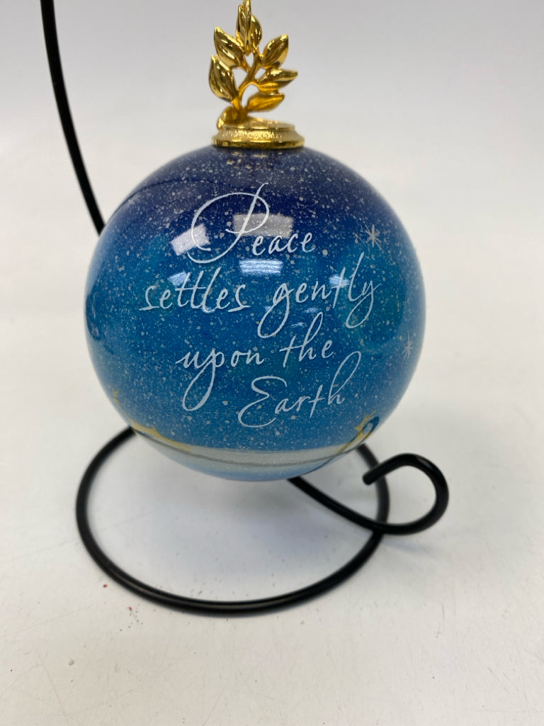 Hallmark Blue White Birds Ornaments