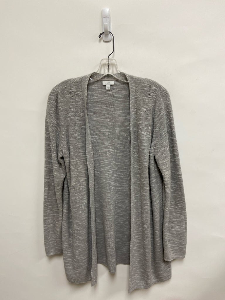J Jill Size M Gray Drape Ladies Sweater
