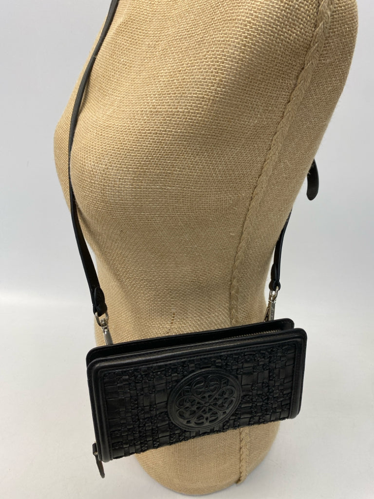 Brighton Black Woven Crossbody