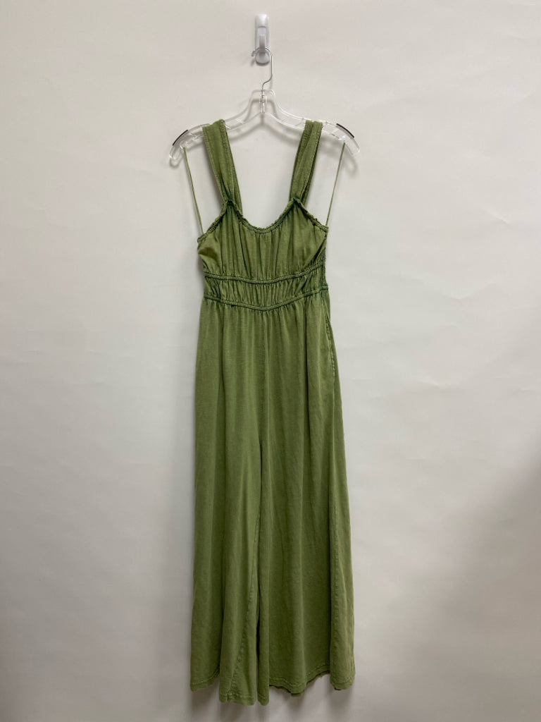 Anthropologie Size S Faded Green Sleeveless Ladies Jumpsuit