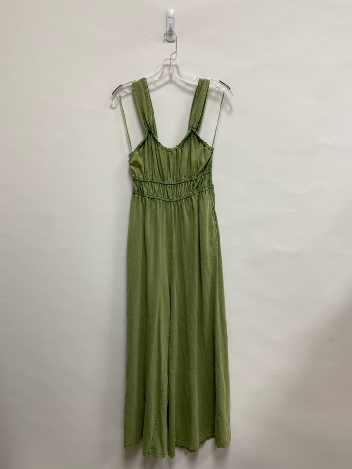 Anthropologie Size S Faded Green Sleeveless Ladies Jumpsuit