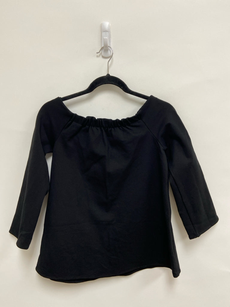 TUCKERNUCK Size S Black 3/4 Sleeve Ladies Top