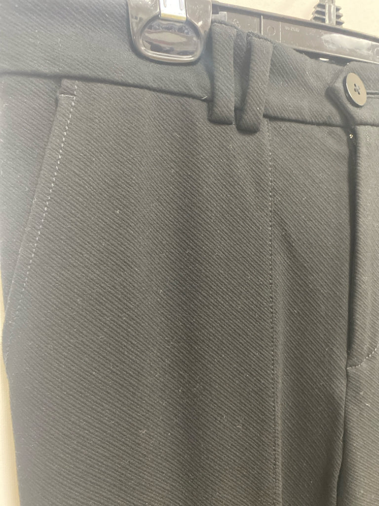 Anthropologie Size 4 Black Texture Wide Leg Ladies Pants