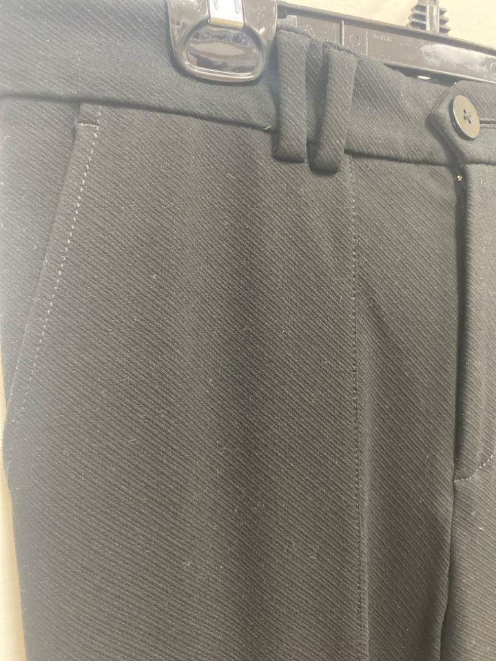 Anthropologie Size 4 Black Texture Wide Leg Ladies Pants