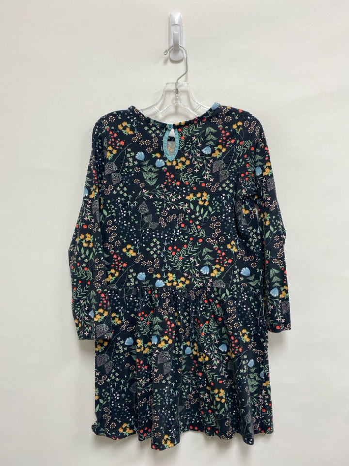 hanna Andersson SIZE 10 Black Green/Multi Flowers Girl&