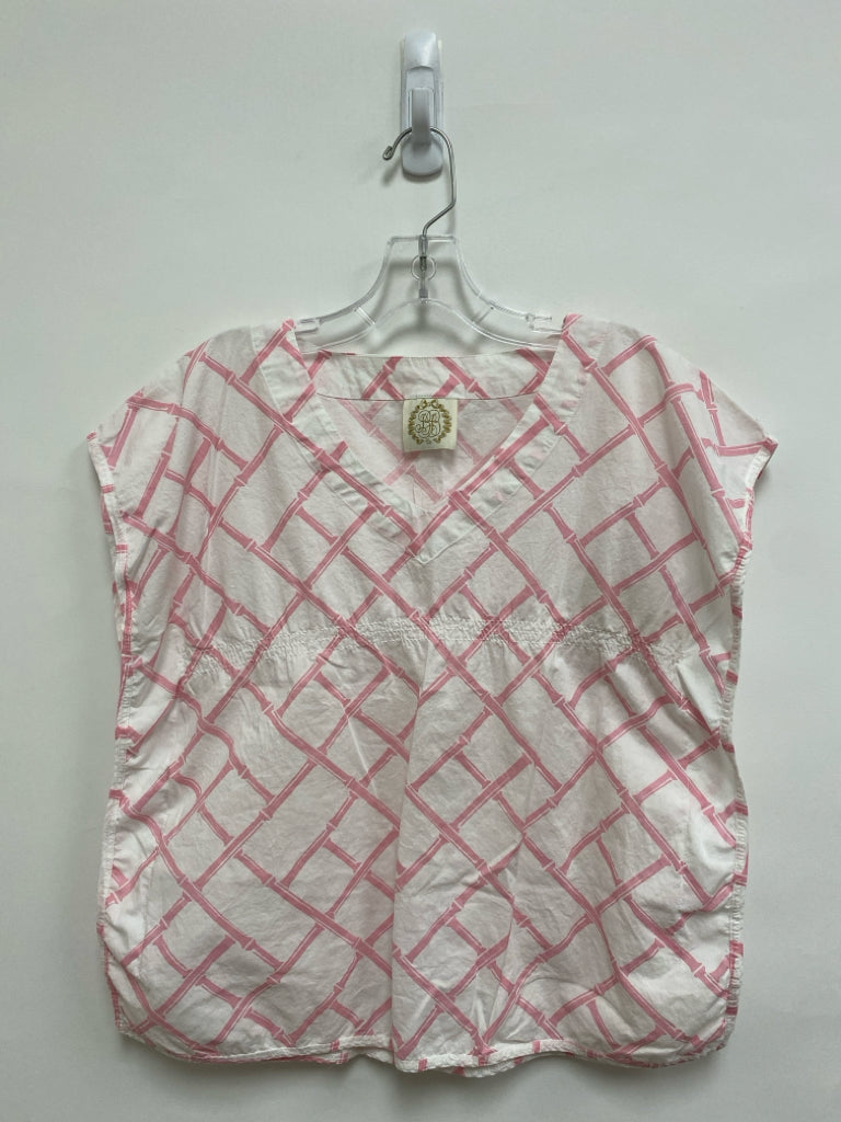 Beaufort Bonnet Co. SIZE 8 White Pink Girl&