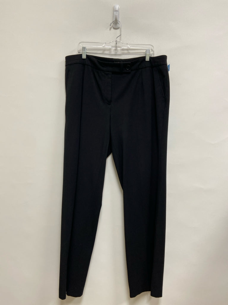 Talbots Size 16W Black Plus Size Pants