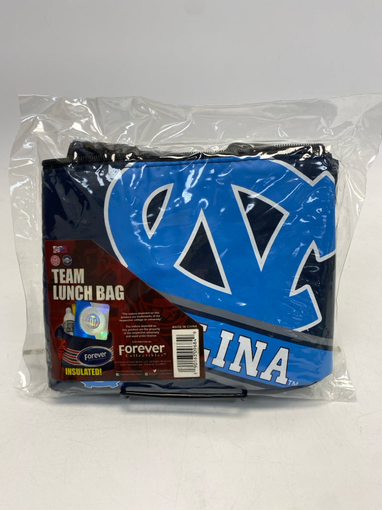 NEW/PKG Blue White UNC Lunch Tote