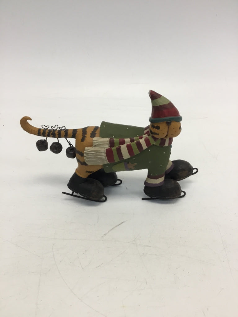 Green Red/Gold Whimsical Figurine