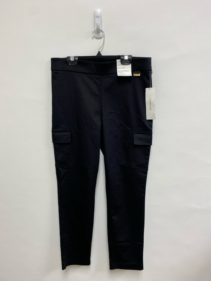 NWT Calvin Klein Size M Black Cargo Ladies Pants